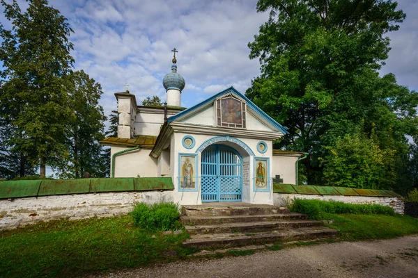 Utsikt Över Kyrkan Födelsekyrkan Den Välsignade Jungfru Maria Stenkyrka Slutet — Stockfoto