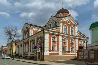 Lozhkinskoy Almshouse 'daki Radonezh Kilisesi Aziz Sergius, Kazan, Tataristan Cumhuriyeti, Rusya