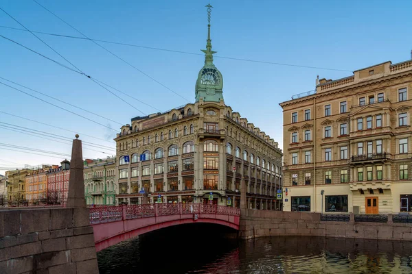 Petersburg Russland 2021 Blick Auf Das Gebäude Des Ladens Der — Stockfoto