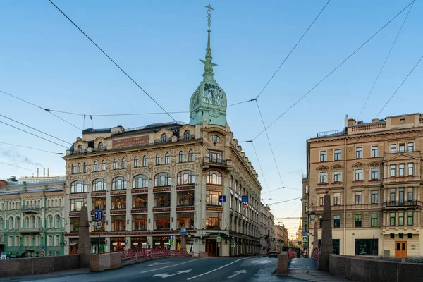 Petersburg Russland 2021 Blick Auf Das Gebäude Des Ladens Der — Stockfoto