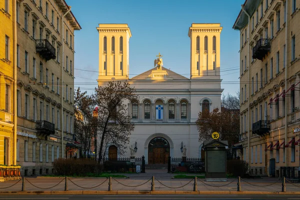 Saint Petersburg Russia 2021 Lutheran Church Saints Peter Paul Nevsky — Stockfoto
