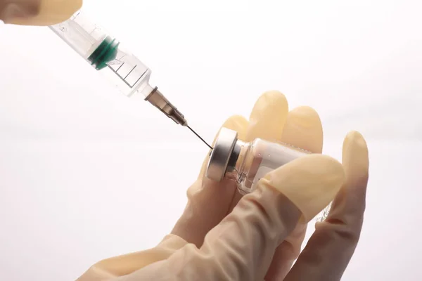 Vaccinatie Griepvaccin Injectie Covid — Stockfoto