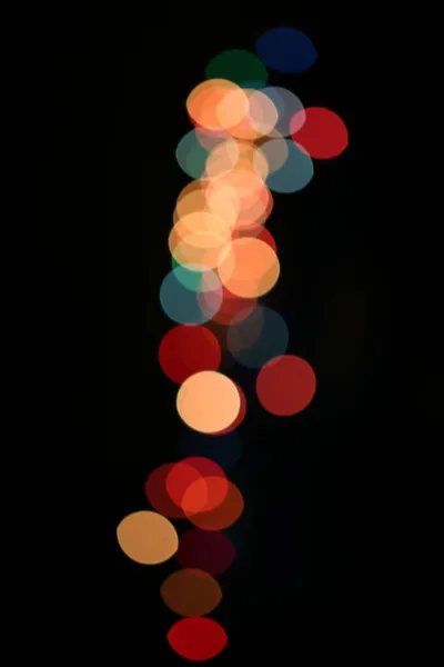 Rozostřené Vánoční Světla Pozadí Veselé Vánoce — Stock fotografie