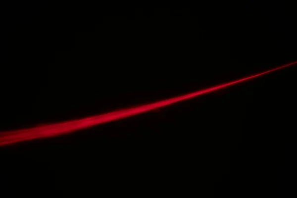 Красная Абстрактная Линия Черном Фоне — стоковое фото
