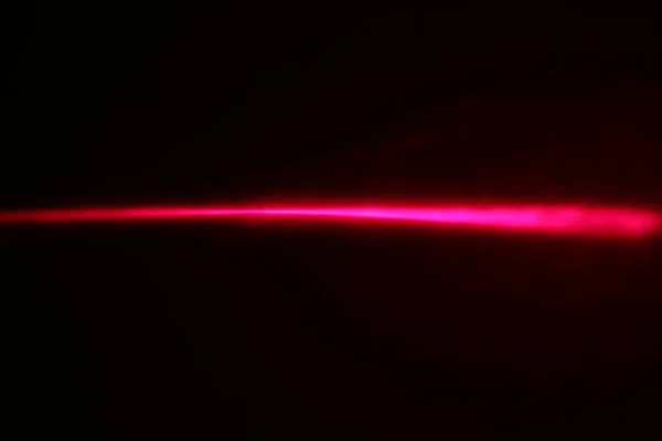 Червона Абстрактна Лінія Чорному Фоні — стокове фото