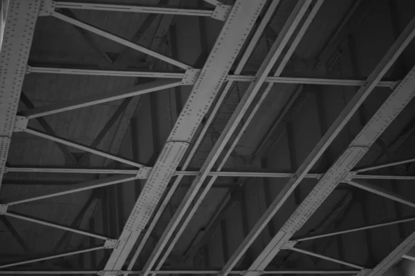 Steel Bridge Structures Steel Structures Metal Construction Industry — Stock Photo, Image