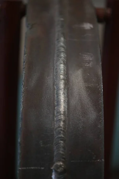 welding seam on the pipe spool