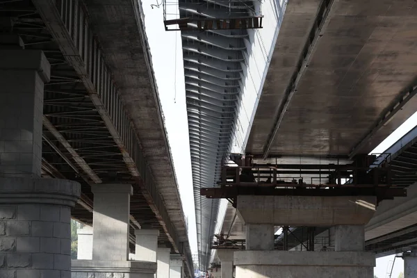 Huge Bridge Concrete Steel — Stock Photo, Image