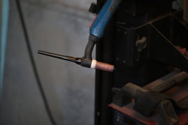 Argon yay kaynaklama için bir meşale