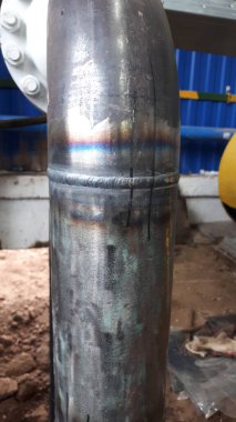 Yatay kaynak dikiş, argon yay kaynaklama, demir metallerin argon kaynaklama