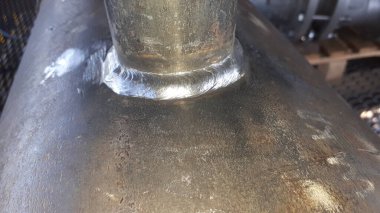 Boru kısmına kaynak yap