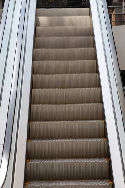 Escalier Roulant Vide Dans Centre Commercial — Photo