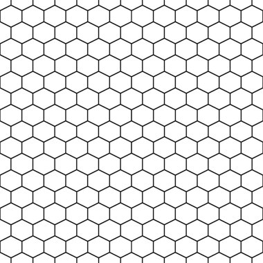 Soyut sorunsuz altıgen desen. Vektör çizim. Geometrik seamless modeli.