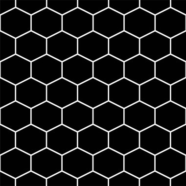 Soyut sorunsuz altıgen desen. Vektör çizim. Geometrik seamless modeli.