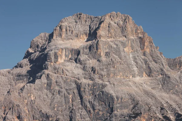 Dettaglio Una Parete Verticale Nelle Dolomiti — Foto Stock