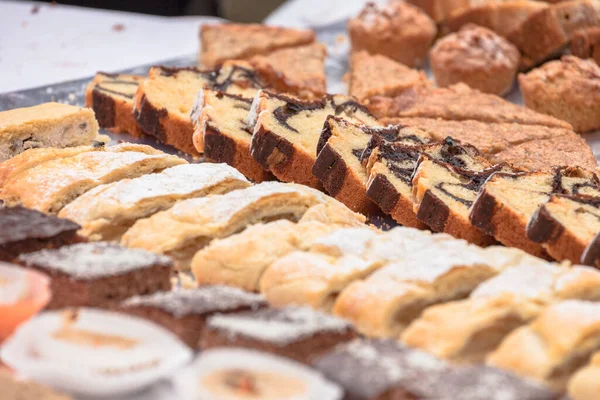 Traditional Cakes Sweets Celebration Val Isarco Dolomites — Stock fotografie