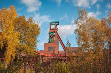 Ruhr bölgesindeki Zeche Zollverein Mimari ve Sanayi Anıtı