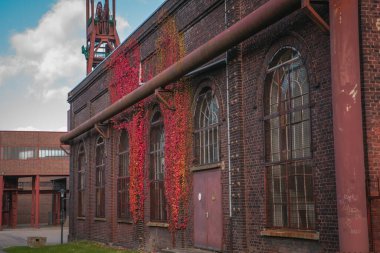 Ruhr bölgesindeki Zeche Zollverein Mimari ve Sanayi Anıtı