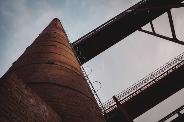 Zeche Zollverein Szczegółowy Widok Architektura Zabytek Przemysłowy Zagłębiu Ruhry — Zdjęcie stockowe