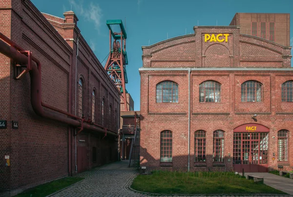 Zeche Zollverein Monumento Arquitectónico Industrial Zona Del Ruhr — Foto de Stock