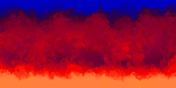 Abstrakcyjne Tło Gradientowym Pomarańczowym Czerwono Niebieskim Akwarelowym Mętnym Lakierem Mgiełkami — Zdjęcie stockowe
