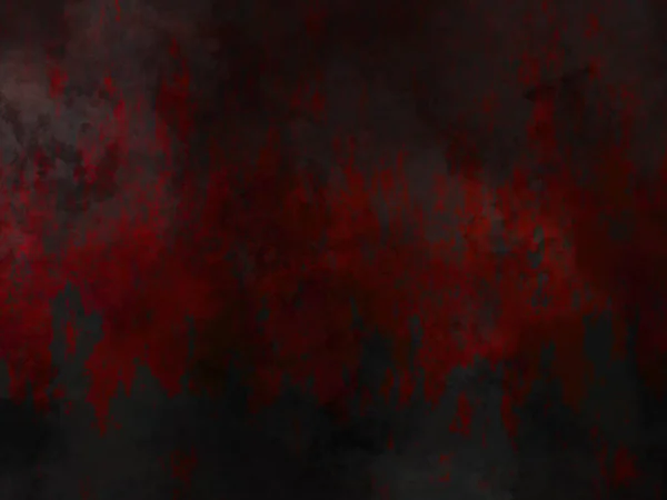 Темний Жах Фон Чорно Червоних Тонах Тріщиною Сепії Сірим Туманом — стокове фото