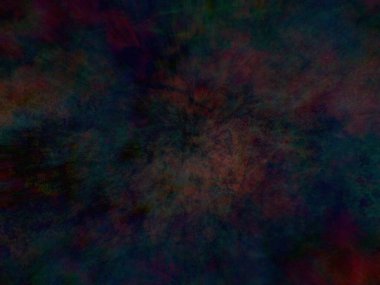 Koyu arkaplan vuruşları şekiller, paslı mavi yeşil arka plan hareket ışınları patlaması, klasik grunge lekesi. Dijital fraktal sanatta fantezi koyu arkaplan