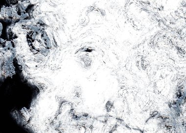 Soyut dalgalı sıvı mürekkep yüzeyi. Çemberler ve sıçramalarla sıvı akrilik sanat eserleri, klasik grunge arka plan dokusu. 3D tasarım arka planınız için lüks boyalar