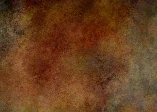 Warm Brown Rusty Cooper Orange Red Brush Strokes Paint Abstract — Stock Photo, Image