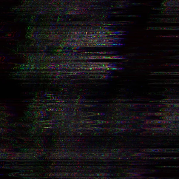 Digital Glitch Distortion Effect Futuristic Cyberpunk Noise Media Error Design — Stock Photo, Image