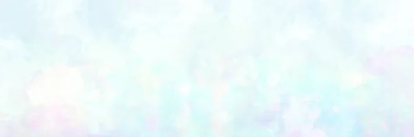 Elegant Pastellgrün Blau Rosa Weiß Aquarell Bewölkt Bemalt Hintergrund Schöne — Stockfoto