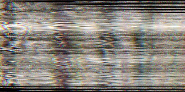 Digital Glitch Distortion Effect Futuristic Cyberpunk Noise Media Error Design — Stock Photo, Image