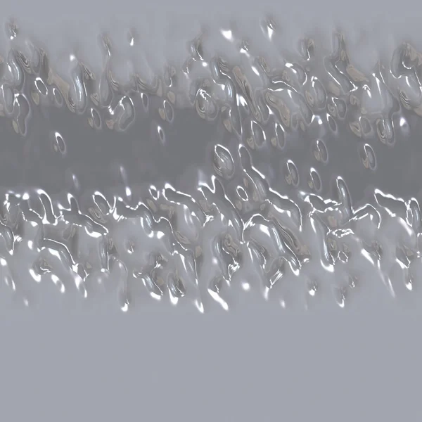 Розкішний Сріблясто Сірий Фон Металевими Хвилями Металевий Фон Фольги Золотий — стокове фото