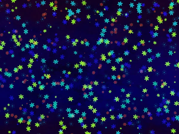 Virágos Háttér Színes Neon Virágok Haditengerészeti Sötétkék Akvarell Festett Piszkos — Stock Fotó