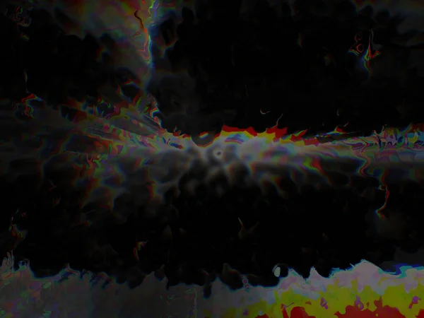 Digital Glitch Distortion Effect Futuristic Cyberpunk Noise Media Error Design — Stock Photo, Image