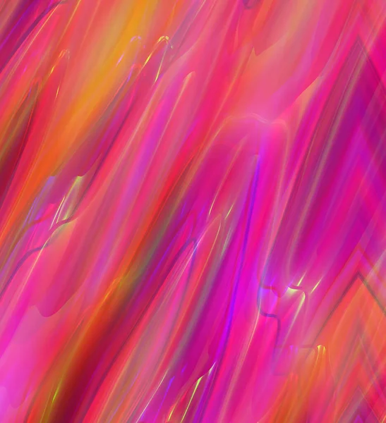 Żywe Kolorowe Jasne Ilustracja Błyszczące Neonowe Diagonalne Kształty Psychodeliczna Tęcza — Zdjęcie stockowe