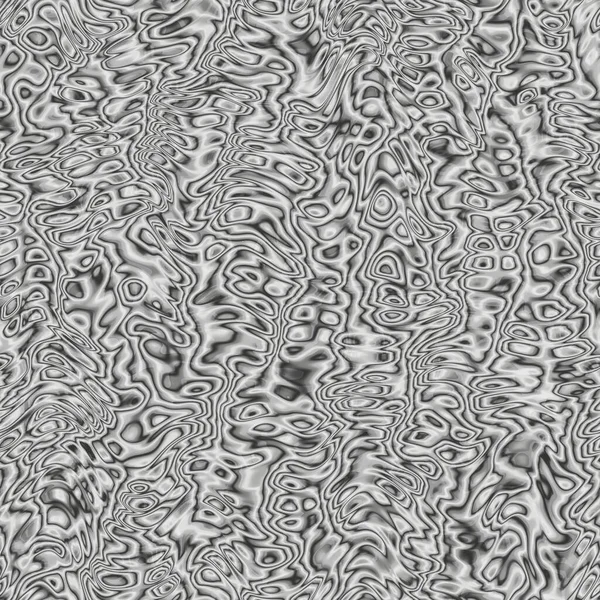 Monochromes Nahtloses Geometrisches Muster Mit Geschwungenen Linien Funky Flüssige Formen — Stockfoto