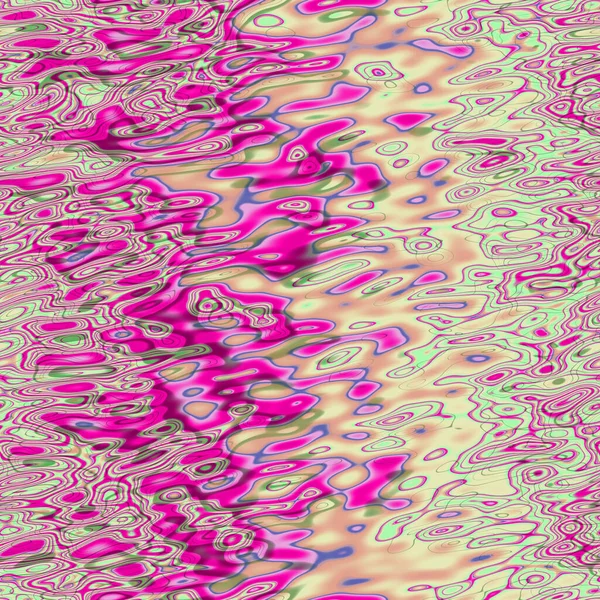 Beige Pink Geometric Pattern Curved Lines Funky Liquid Shapes Colorful —  Fotos de Stock