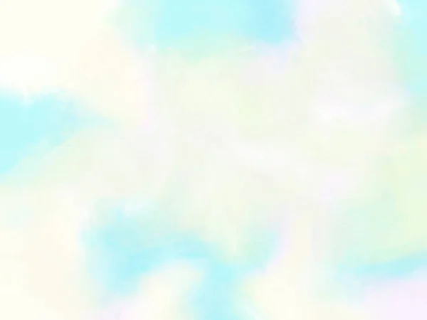 Барвистий Акварельний Фон Абстрактного Неба Сонця Пухнастими Хмарами Яскравих Яких — стокове фото