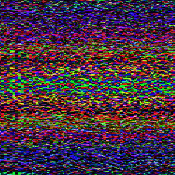 Vivid Colorful Bright Illustration Shiny Neon Error Shapes Psychedelic Rainbow — Stock Photo, Image