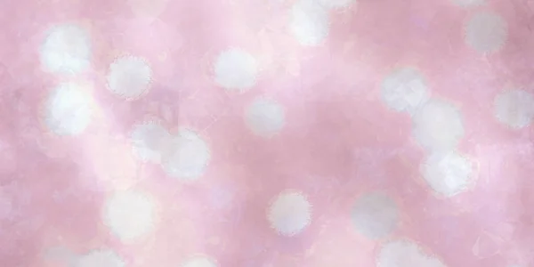 软粉色模糊白色圆圈背景概念为现代低矮形状假日横幅 古色古香的聚光聚光粉刷设计 — 图库照片