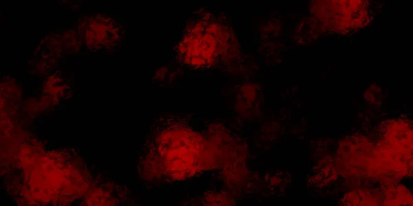 Energia Luminoso Rosso Acquerello Forme Rovesciate Sfondo Orrore Scuro Spruzzi — Foto Stock