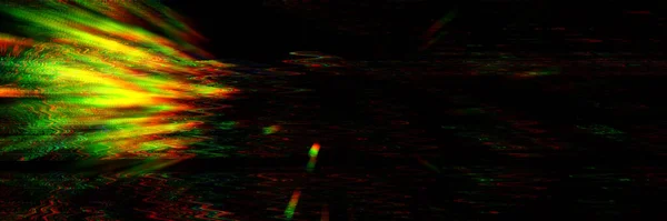 Abstract Golvende Kleurrijke Boheh Cirkels Digitale Beweging Vuurwerk Explosie Glitch — Stockfoto
