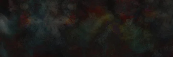 Abstrakt Mörk Skräck Akvarell Bakgrund Med Röda Blå Klumpar Och — Stockfoto
