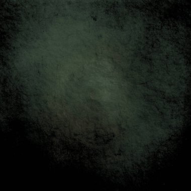 Tek renkli yeşil çerçeve, koyu yeşil lekeli vignette, gotik, eski, antika karton desenli, siyah kömürlü, bulanık spot ışıklarının merkezi.