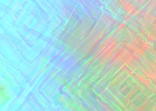 Abstrakte Geometrische Formen Dünnschichteffekt Holographische Spektralgradienten Textur Abstrakter Trendiger Holografischer — Stockfoto