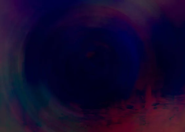 Lens Flare Effect Dark Indigo Blue Retro Vortex Red Whirl — Stock Photo, Image