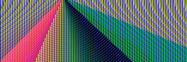 ピンクの黄色の緑の形で鮮やかなカラフルなイラスト サイケデリックなディスコの形技術のシンセ波 蒸気波サイバーパンクスタイル レトロな未来派 ウェブパンク レイヴDjテクノ反射ディスコエラー形状で — ストック写真
