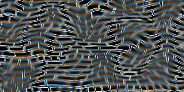 Swirl Neon Glitch Muster Nachtclub Mystische Verzerrung Ziegelwand Magische Helle — Stockfoto