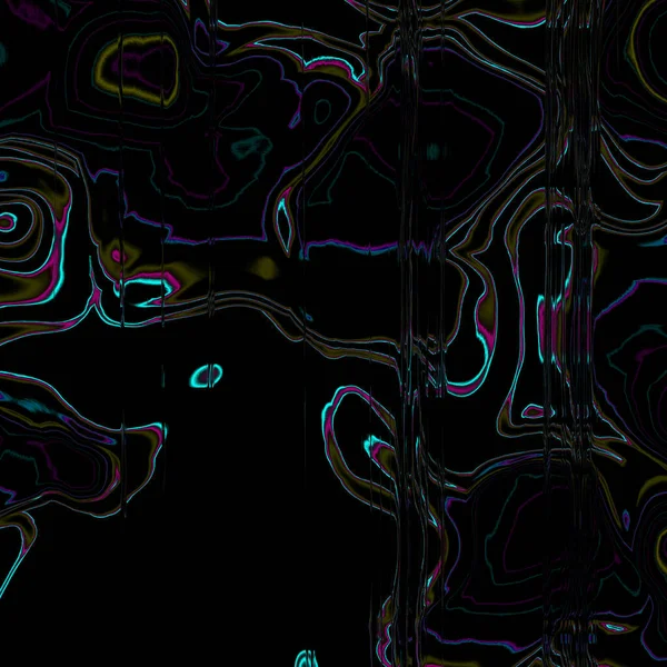 Magic Night Trance Glitch Digital Screen Night Light Glitch Effect — Fotografie, imagine de stoc